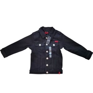 HAUS OF JR SMITH Kids Black Denim Jacket NWT 3-4T